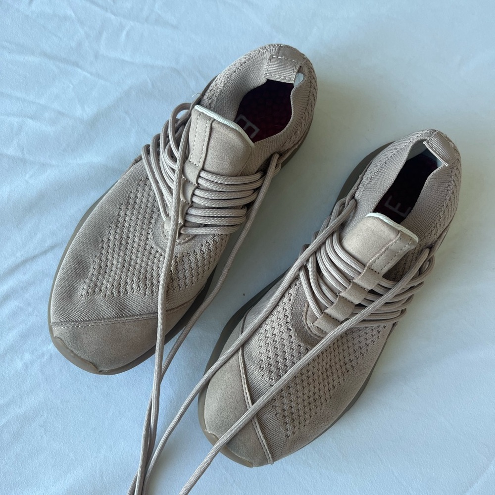 Tan sneakers- like new